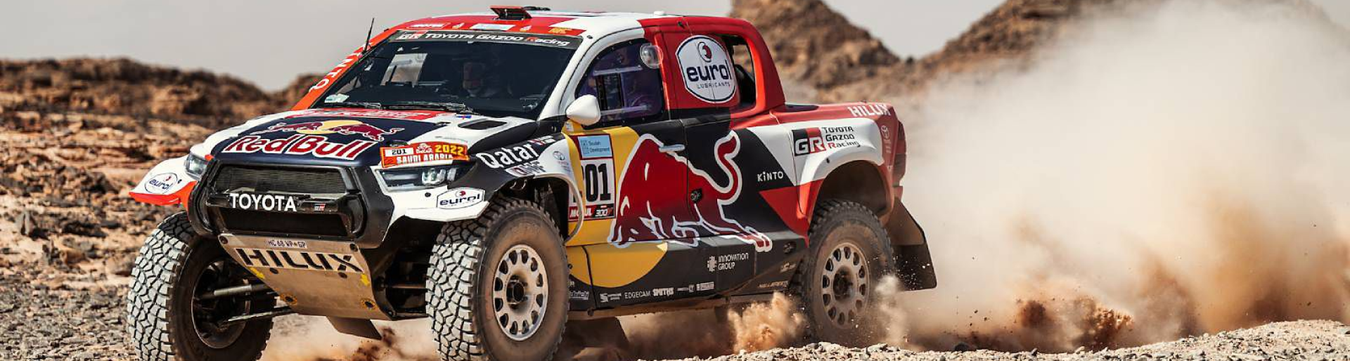 Изображение на странице НАССЕР АЛЬ-АТТИЯ ЗА РУЛЕМ TOYOTA HILUX СТАЛ ПОБЕДИТЕЛЕМ РАЛЛИ-РЕЙДА «ДАКАР-2022» Альфа-Сервис